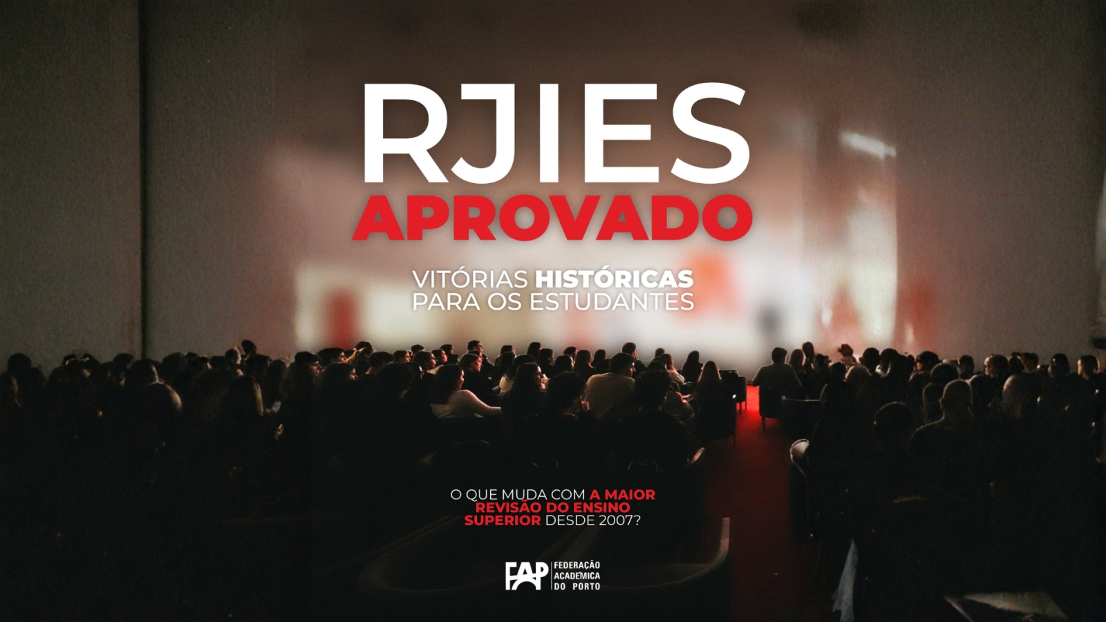 Federação Académica do Porto destaca “vitória histórica para os estudantes” na aprovação do novo RJIES
